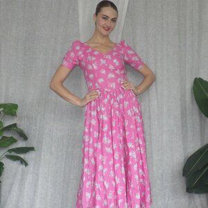 Vintage Laura Ashely Dress  (price adjusted for slight tearing at 2 seams)